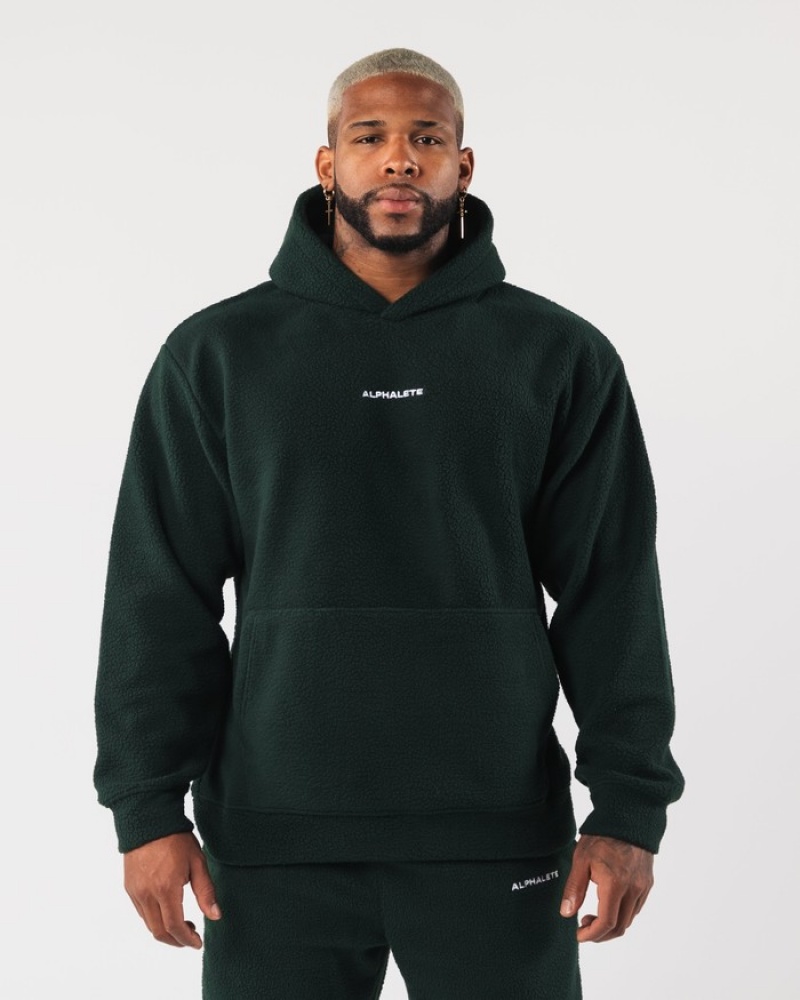 Alphalete King Hoodie Heren Groen | 56TMEDKWN