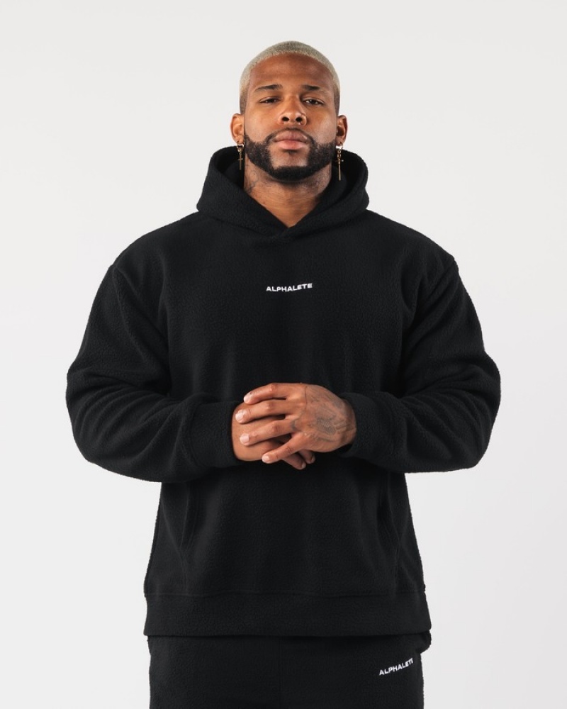 Alphalete King Hoodie Heren Zwart | 83GMFKCQS