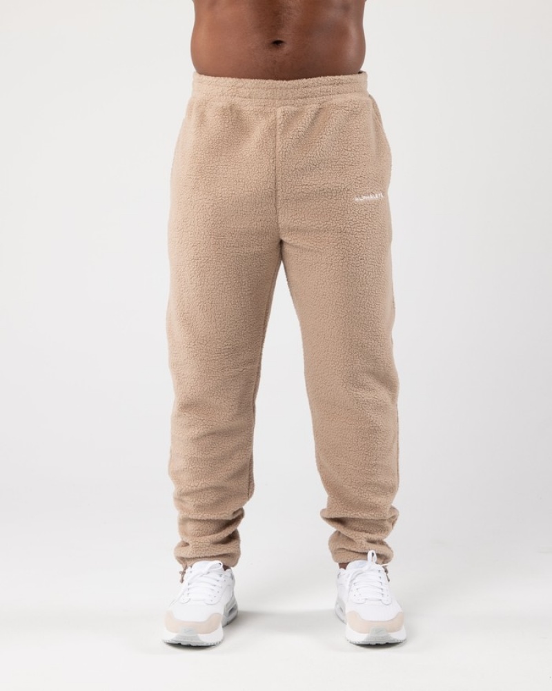 Alphalete King Joggingbroeken Heren Beige | 54CWPHKGR