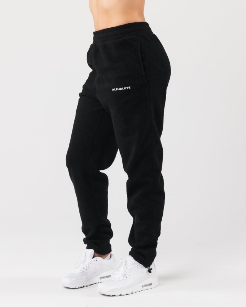 Alphalete King Joggingbroeken Heren Zwart | 24DMVECKT