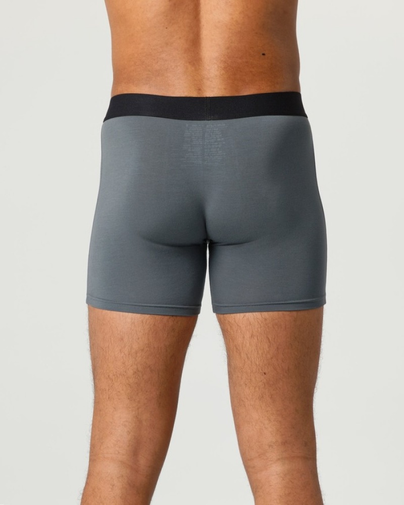 Alphalete Klassieke Boxer 3pk Ondergoed Heren Zwart | 50MBSDKOW