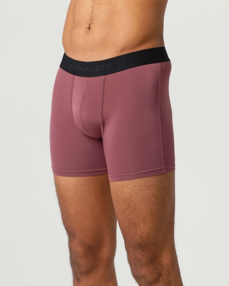 Alphalete Klassieke Boxer 3pk Ondergoed Heren Beige | 09PCUHFWI