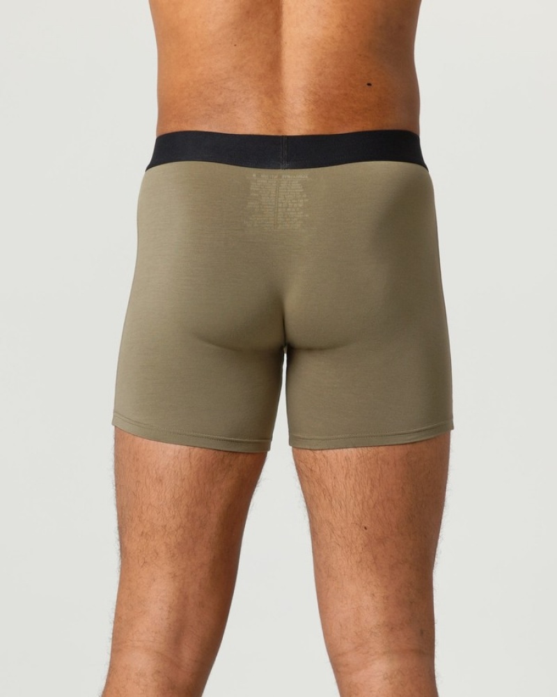 Alphalete Klassieke Boxer 3pk Ondergoed Heren Beige | 09PCUHFWI