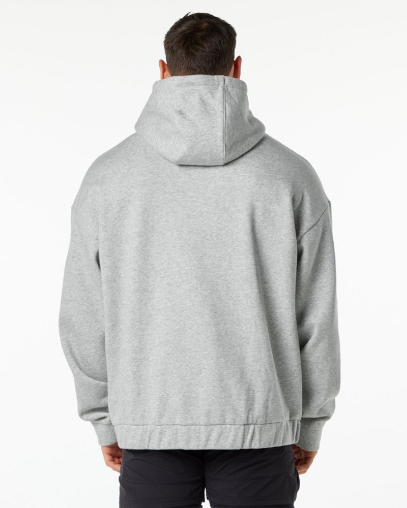 Alphalete Klassieke Full-Zip Jassen Heren Grijs | 16HTEDBCR