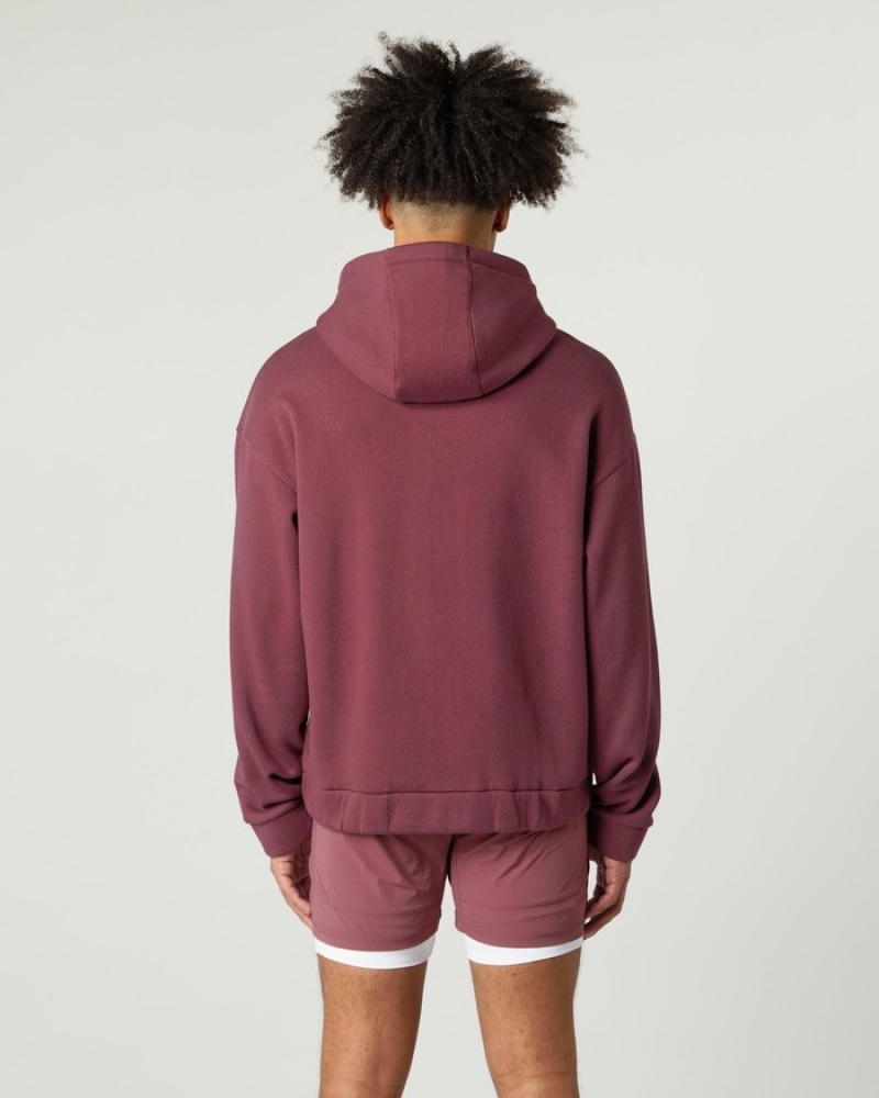 Alphalete Klassieke Full-Zip Jassen Heren Bordeaux | 82AGCSBIO