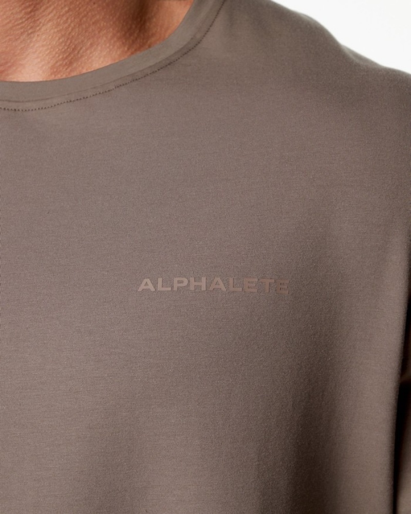 Alphalete Klassieke Overhemd Heren Beige | 10YFHKEOJ