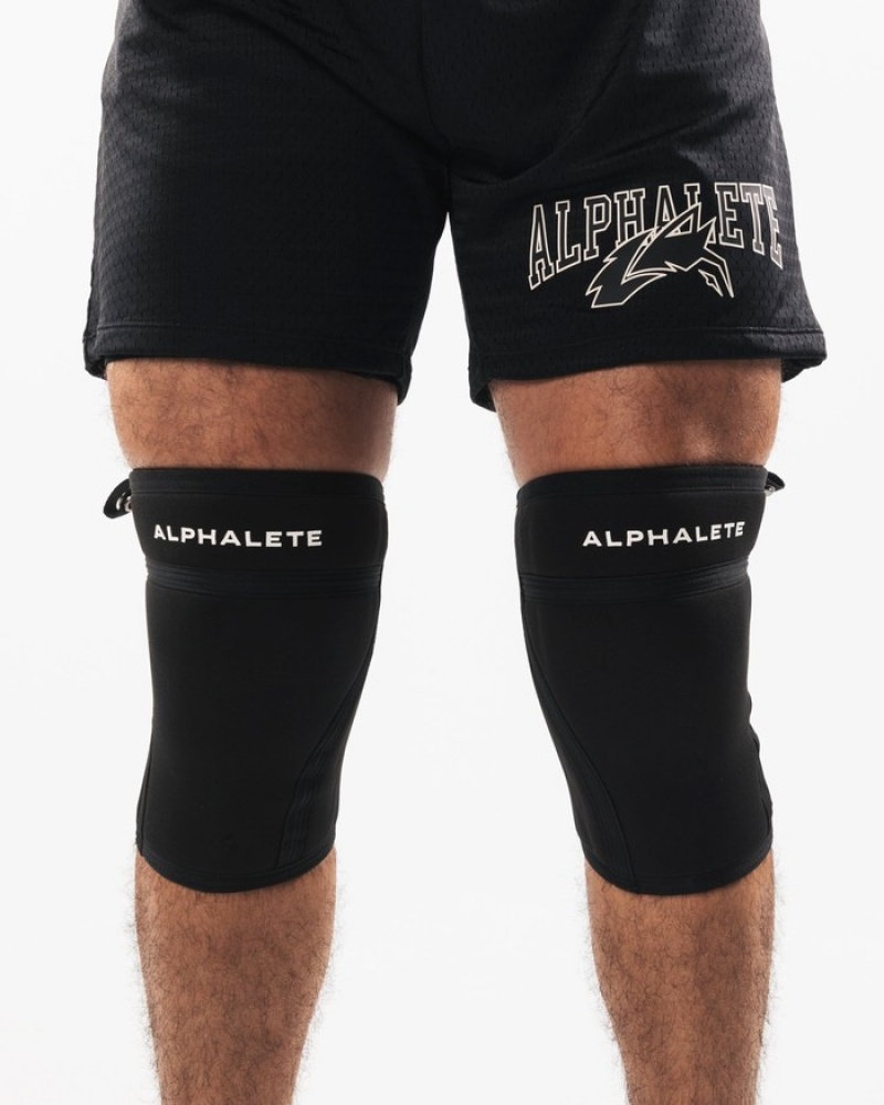 Alphalete Knee Sleeves Andere Accessoires Heren Zwart | 40PRXZALV