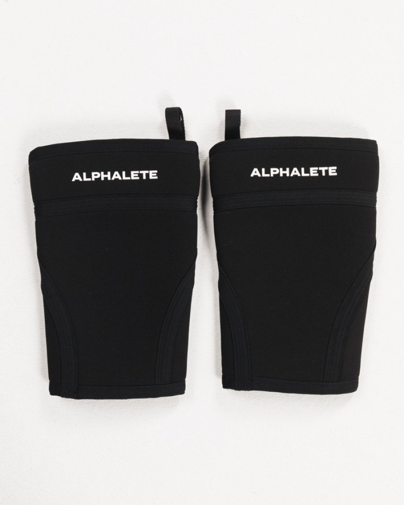 Alphalete Knee Sleeves Andere Accessoires Heren Zwart | 40PRXZALV