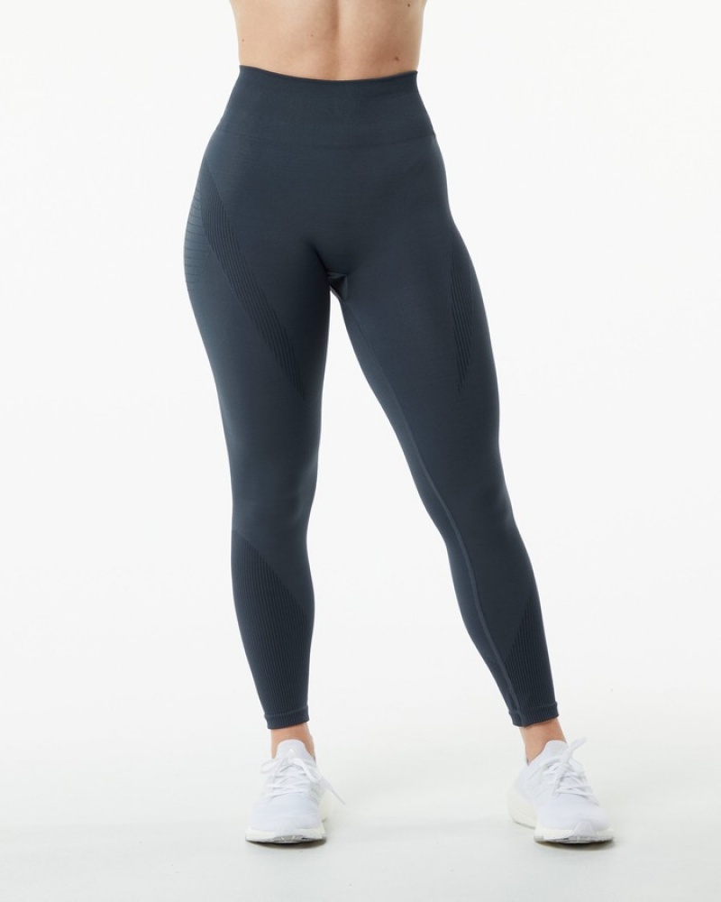 Alphalete Ozone Leggings Dames Donkergrijs | 67VFJDKYL