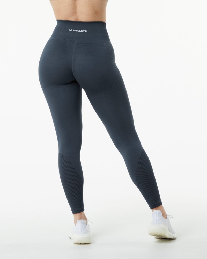 Alphalete Ozone Leggings Dames Donkergrijs | 67VFJDKYL