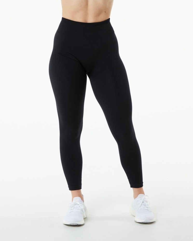 Alphalete Ozone Leggings Dames Zwart | 01BUZPARK