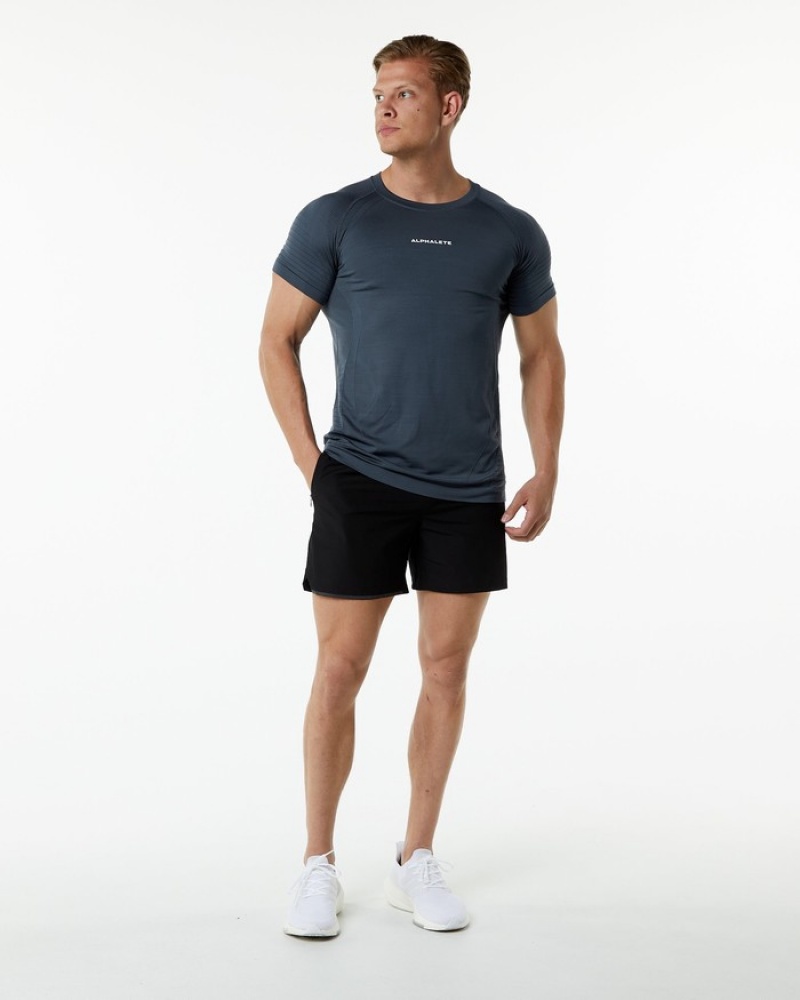 Alphalete Ozone Overhemd Heren Donkergrijs | 32LOEDBNU