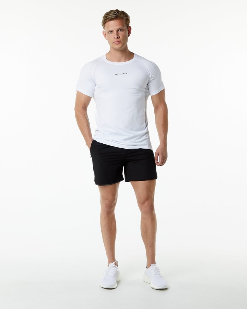 Alphalete Ozone Overhemd Heren Wit | 17XCHQGUA