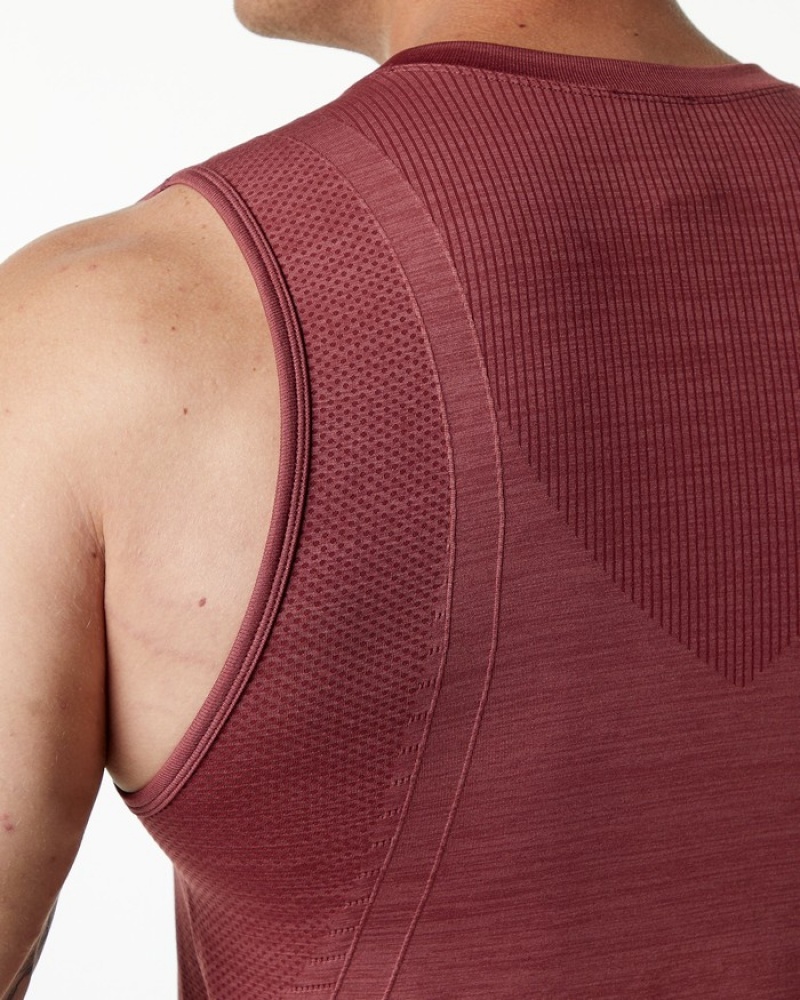 Alphalete Ozone Tanktop Heren Rood | 52XWTDOZR