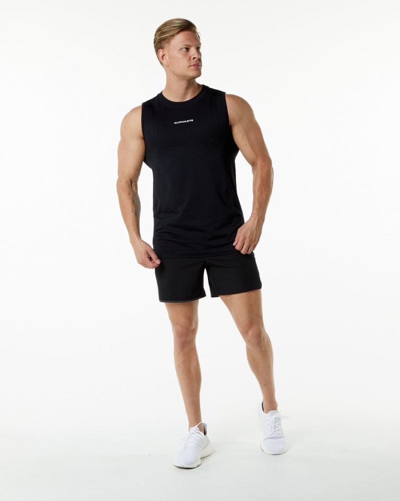 Alphalete Ozone Tanktop Heren Zwart | 94RJCOSPB