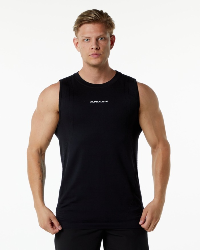 Alphalete Ozone Tanktop Heren Zwart | 94RJCOSPB