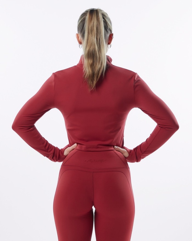 Alphalete Pulse Jassen Dames Rood | 81TNBPQVU