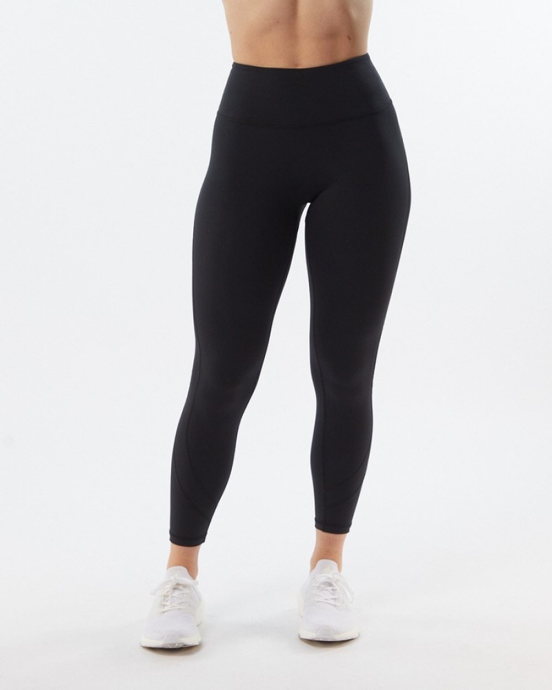 Alphalete Pulse Surge Leggings Dames Zwart | 43VGRQDLE