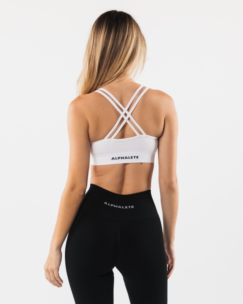 Alphalete Revival BH Dames Wit | 24TMNUCOW