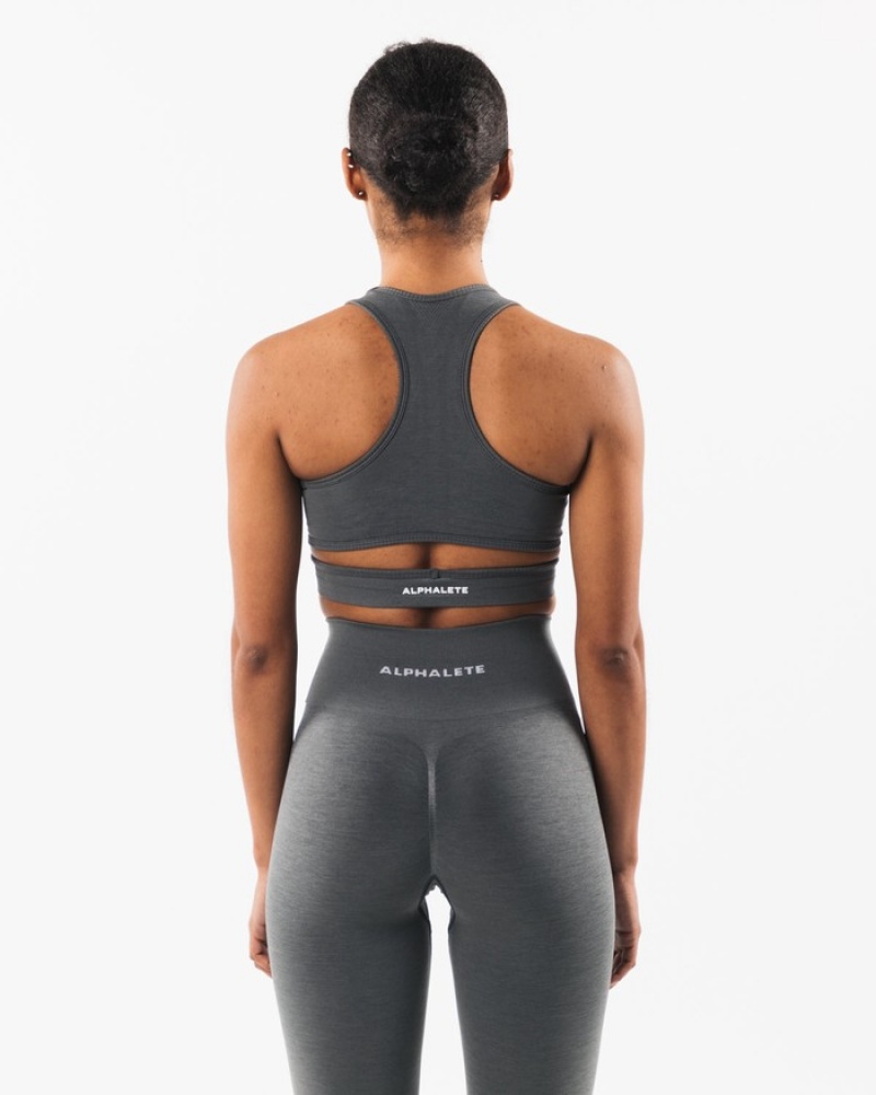 Alphalete Stratus BH Dames Grijs | 69QUSVHMC