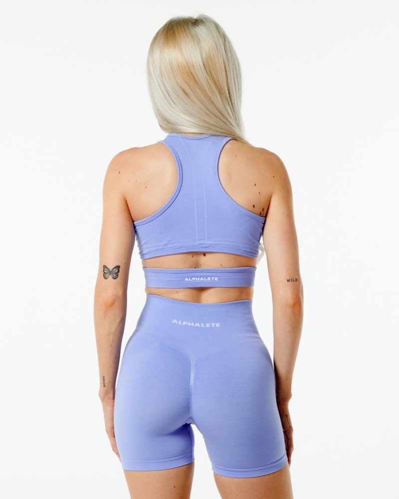 Alphalete Stratus BH Dames Paars | 10XDVRAZC