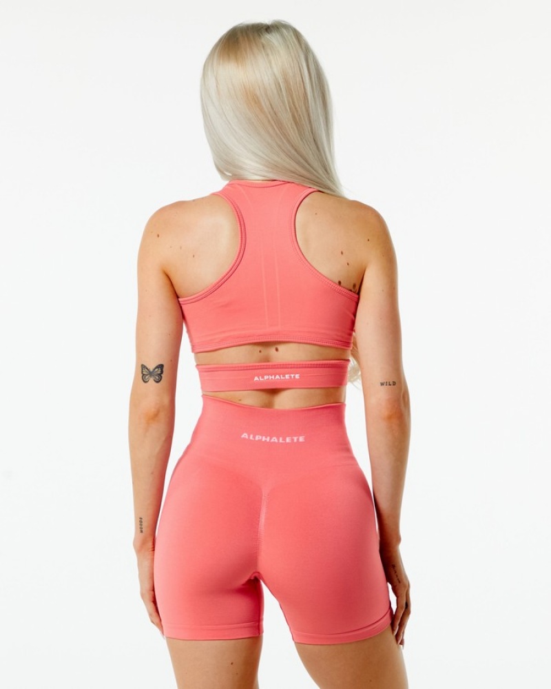 Alphalete Stratus BH Dames Roze | 08VESDPCO