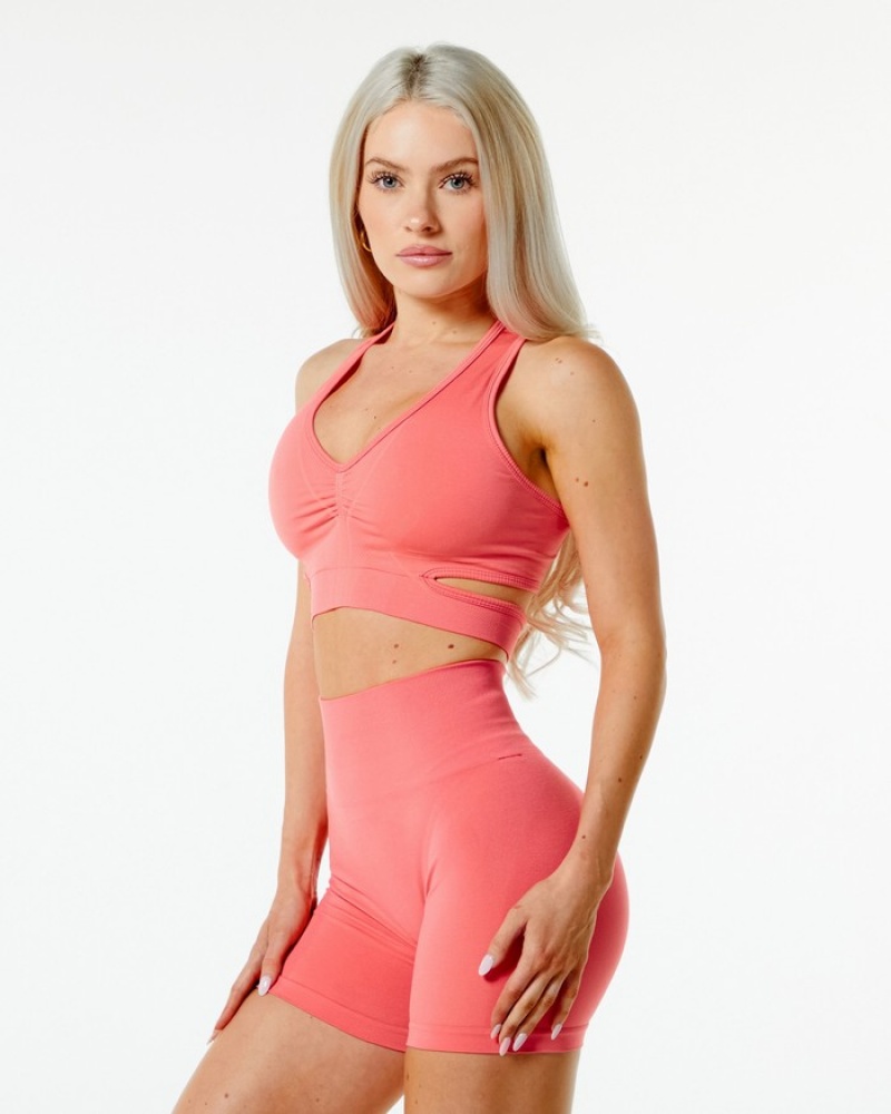 Alphalete Stratus BH Dames Roze | 08VESDPCO