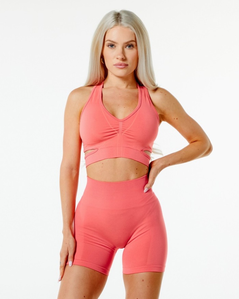 Alphalete Stratus BH Dames Roze | 08VESDPCO