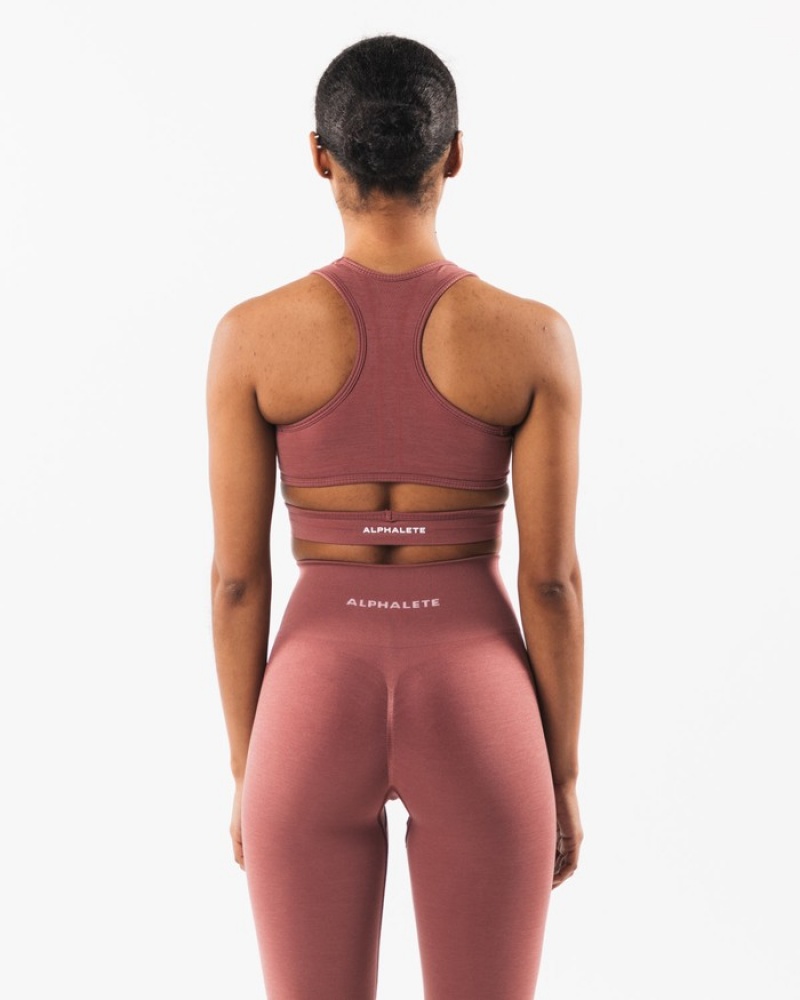 Alphalete Stratus BH Dames Roze | 56DFYQGSM