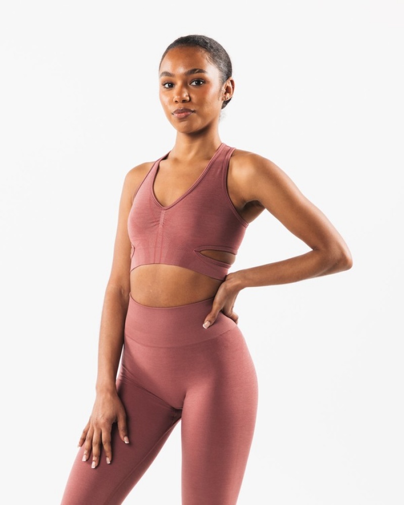 Alphalete Stratus BH Dames Roze | 56DFYQGSM