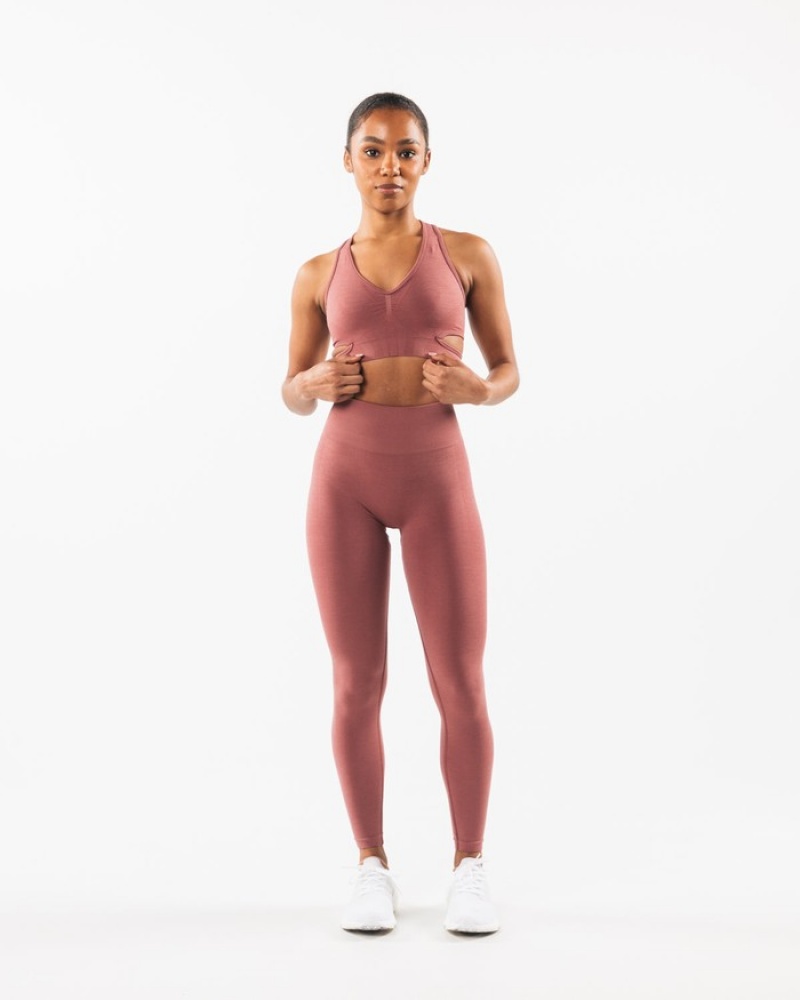 Alphalete Stratus BH Dames Roze | 56DFYQGSM