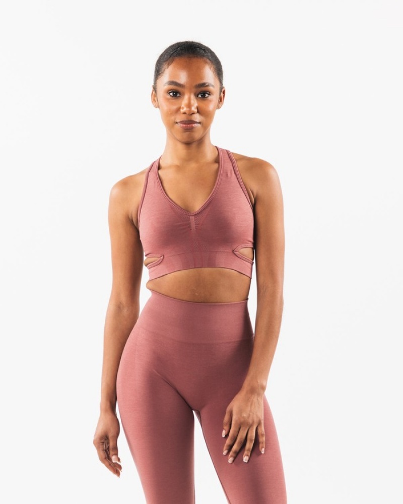 Alphalete Stratus BH Dames Roze | 56DFYQGSM