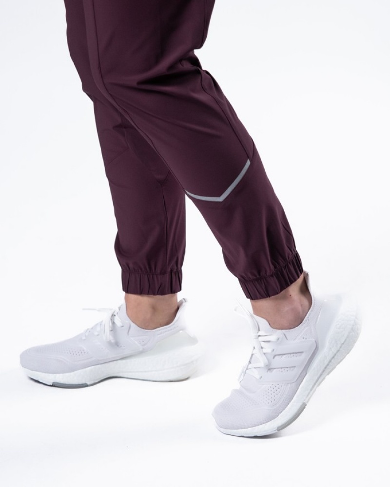 Alphalete Studio Joggingbroeken Dames Bordeaux | 68DZWIQST