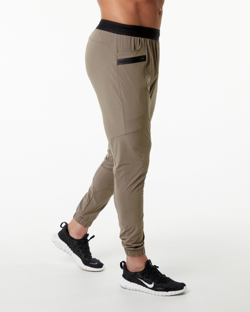 Alphalete Studio Joggingbroeken Heren Beige | 57UEVNHYO