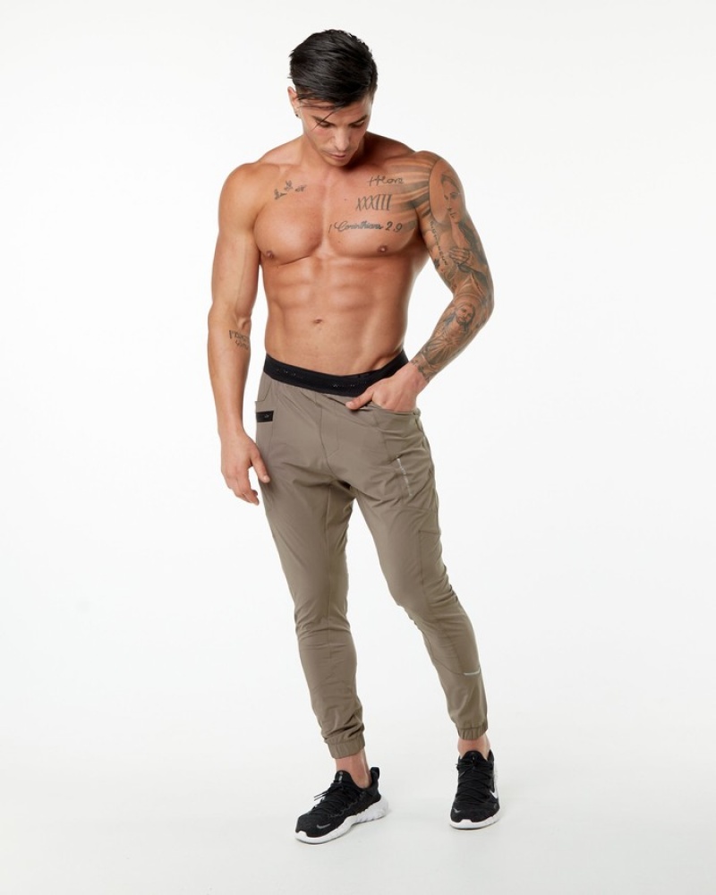 Alphalete Studio Joggingbroeken Heren Beige | 57UEVNHYO