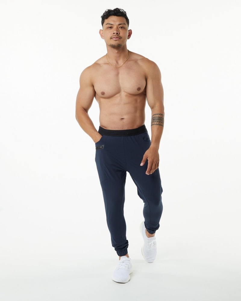 Alphalete Studio Joggingbroeken Heren Donkerblauw | 58YIOXVZW