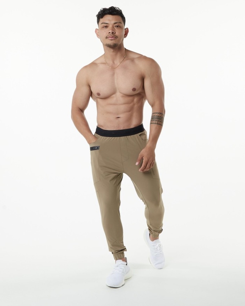 Alphalete Studio Joggingbroeken Heren Grijs Bruin | 98JQIHZDY