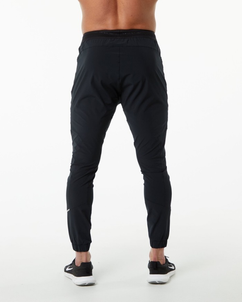 Alphalete Studio Joggingbroeken Heren Zwart Zilver | 65FGNXVWH