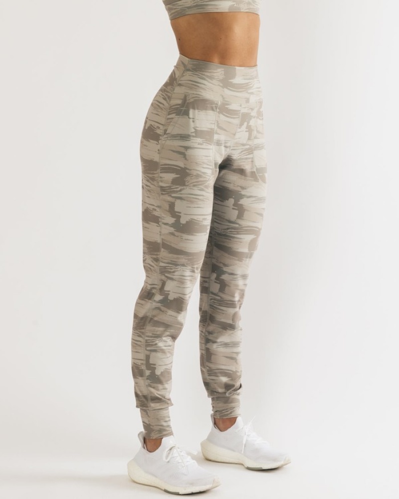 Alphalete Surface Expanse Joggingbroeken Dames Camo | 71AKDRFUL