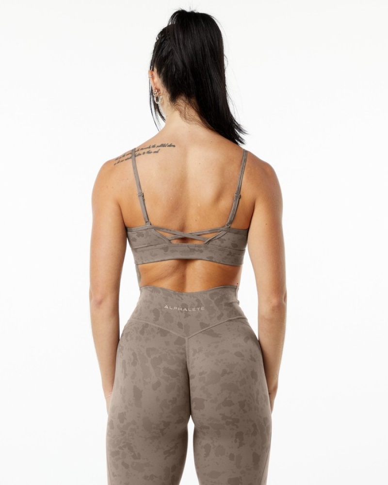 Alphalete Surface Limitless BH Dames Beige | 02ODEURXJ