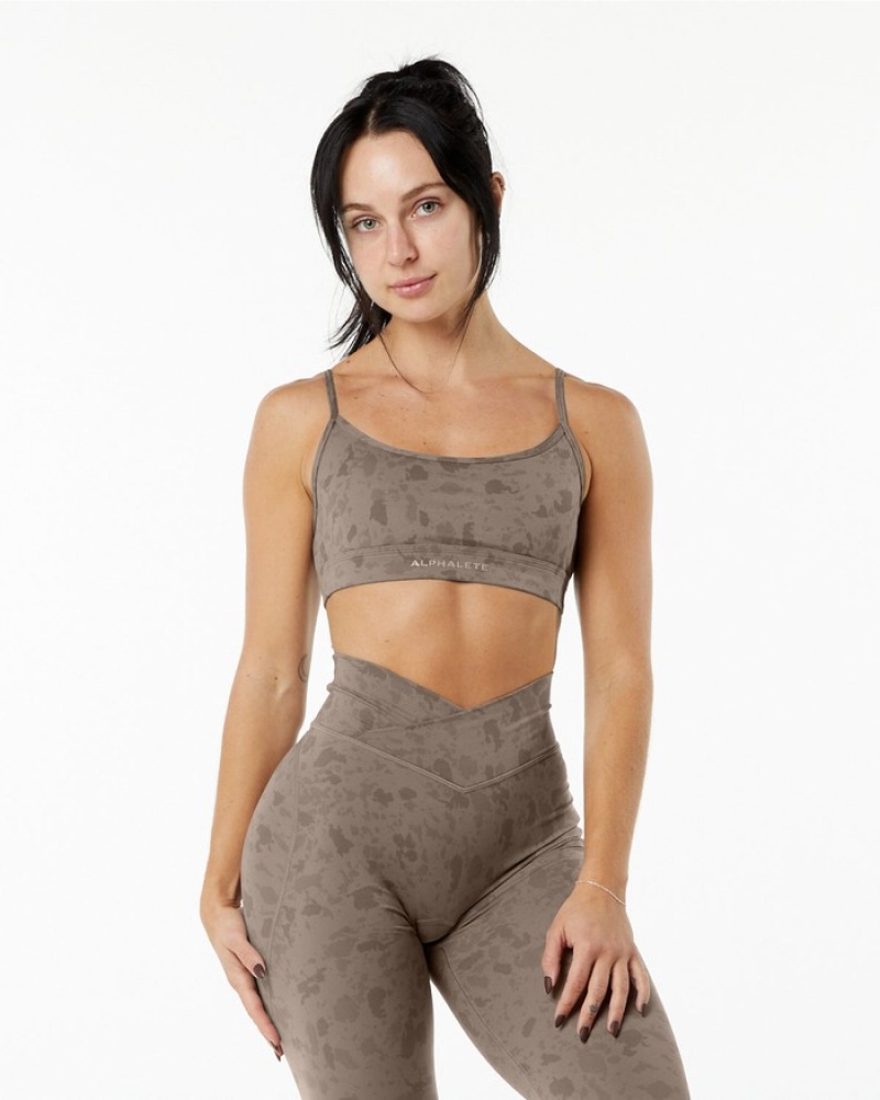 Alphalete Surface Limitless BH Dames Beige | 02ODEURXJ