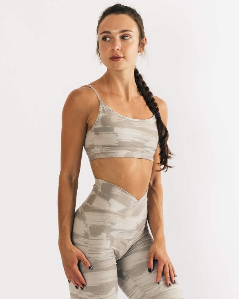 Alphalete Surface Limitless BH Dames Camo | 71JDFMGIH