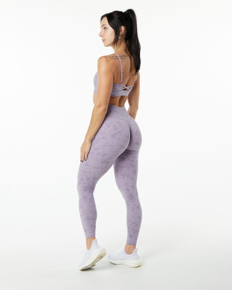 Alphalete Surface Power Leggings Dames Paars | 07MRWYSEJ