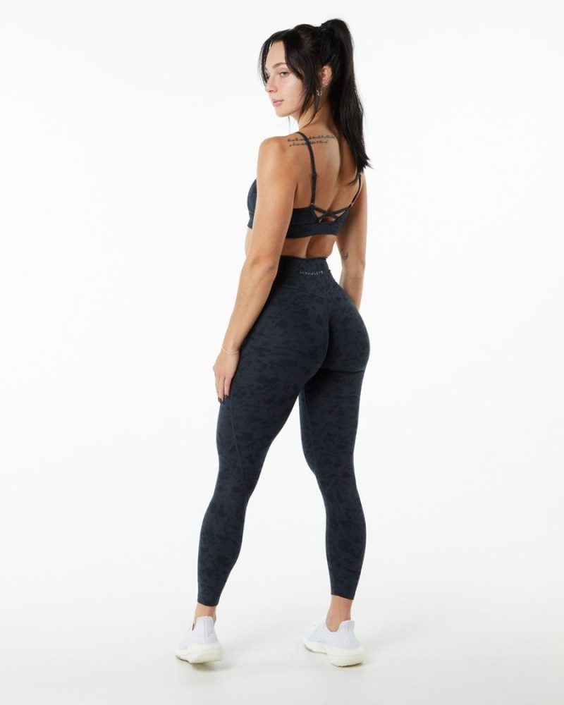 Alphalete Surface Power Leggings Dames Zwart | 35VACEBMP