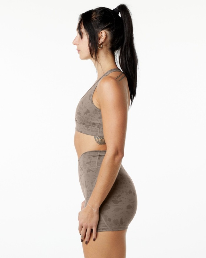 Alphalete Surface Wrap BH Dames Beige | 81HDJTEIR