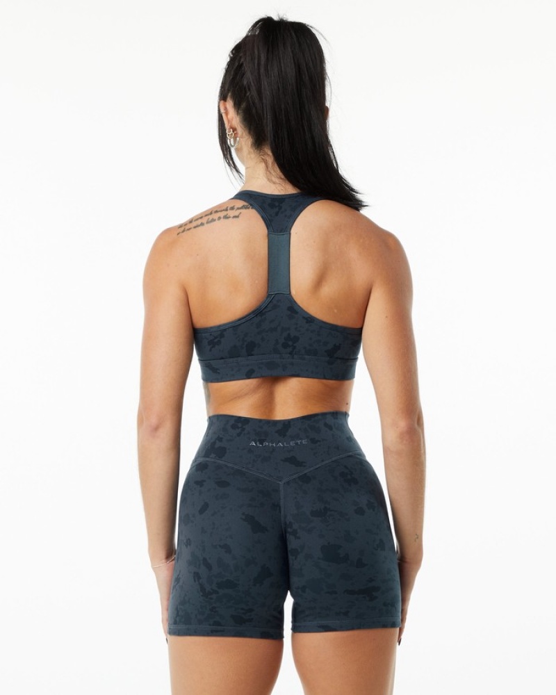 Alphalete Surface Wrap BH Dames Blauw | 08XQLZTBY