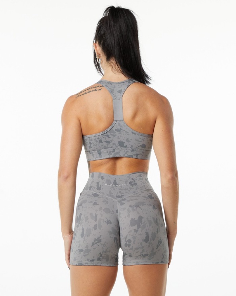 Alphalete Surface Wrap BH Dames Grijs | 65YKOHNWS