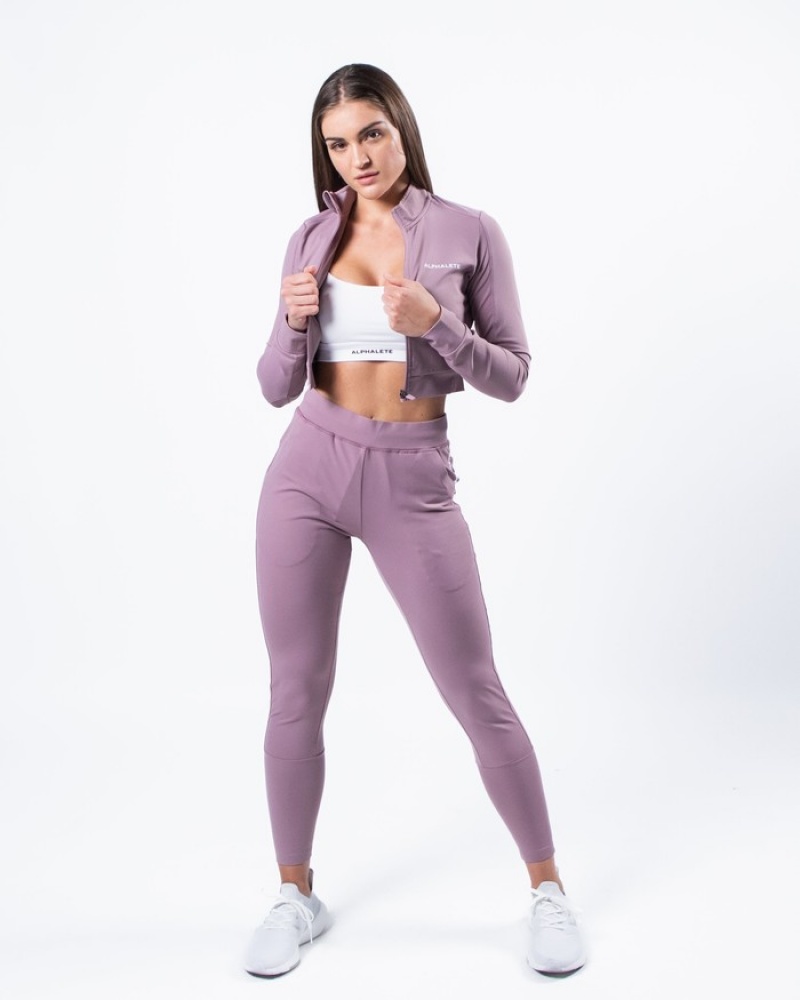 Alphalete Trace Jassen Dames Paars | 57CGXLHFV