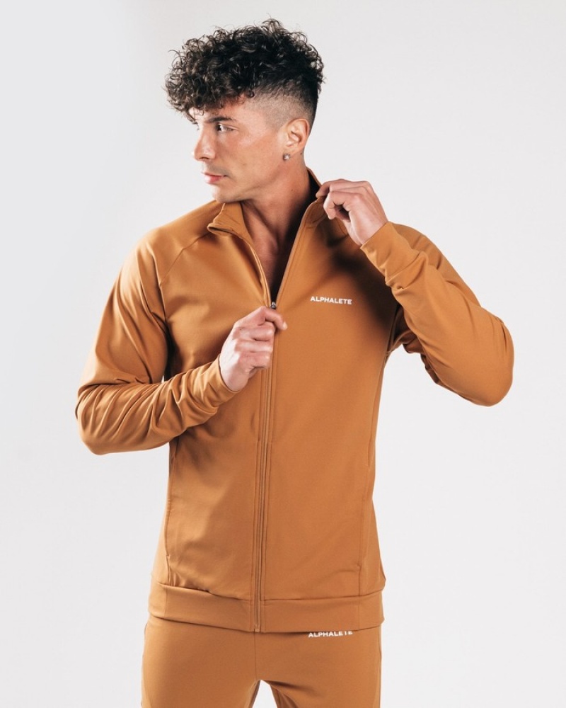 Alphalete Trace Jassen Heren Bruin | 04FQZDJPE