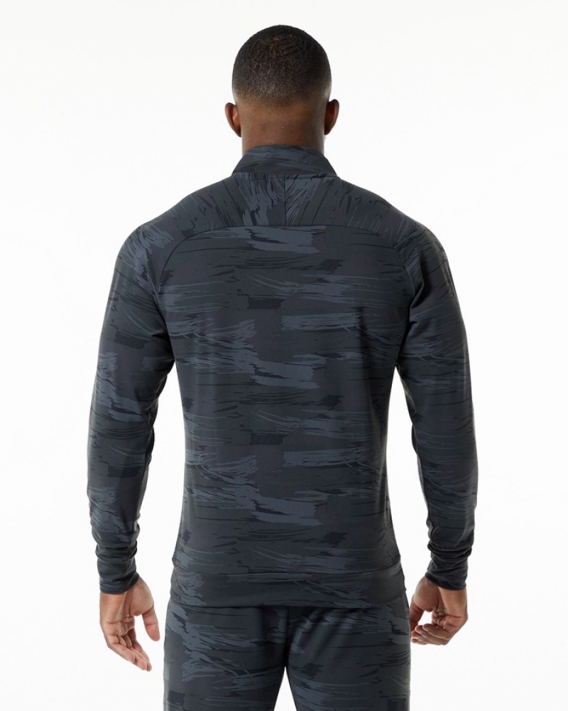 Alphalete Trace Jassen Heren Zwart Camo | 50ETFNUIR